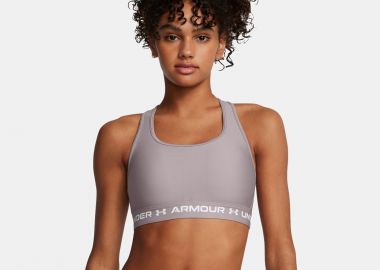 UNDER ARMOUR MID CROSSBACK SPORTS BRA ΓΚΡΙ - UNDER ARMOUR - 