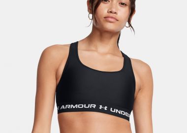UNDER ARMOUR MID CROSSBACK SPORTS BRA ΜΑΥΡΟ - UNDER ARMOUR - 