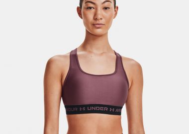 UNDER ARMOUR MID CROSSBACK SPORTS BRA ΜΩΒ - UNDER ARMOUR - 