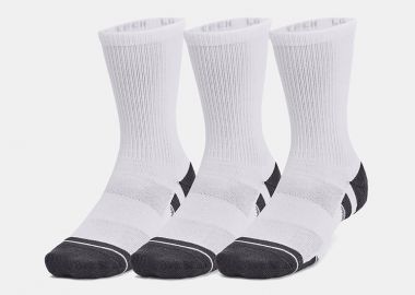 UNDER ARMOUR PERFORMANCE TECH CREW SOCKS 3-PACK ΑΣΠΡΟ - UNDER ARMOUR - 