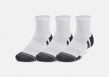 UNDER ARMOUR PERFORMANCE TECH QUARTER SOCKS 3-PACK ΑΣΠΡΟ - UNDER ARMOUR - 
