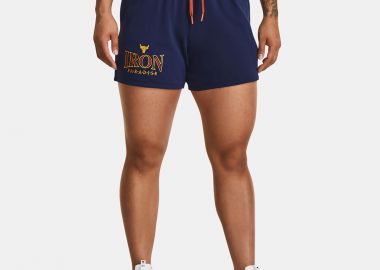 UNDER ARMOUR PROJECT ROCK EVERYDAY TERRY SHORTS ΜΠΛΕ - UNDER ARMOUR - 