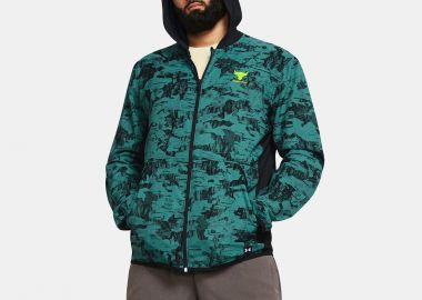 UNDER ARMOUR PROJECT ROCK ISO TIDE HYBRID JACKET ΠΡΑΣΙΝΟ - UNDER ARMOUR - 