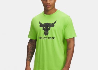 UNDER ARMOUR PROJECT ROCK PAYOFF GRAPHIC T-SHIRT ΠΡΑΣΙΝΟ - UNDER ARMOUR - 