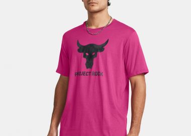 UNDER ARMOUR PROJECT ROCK PAYOFF GRAPHIC T-SHIRT ΡΟΖ - UNDER ARMOUR - 