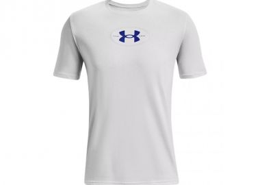 Under Armour Repeat Ανδρικό T-shirt Λευκό με Στάμπα 1371264-014 - Under armour - 