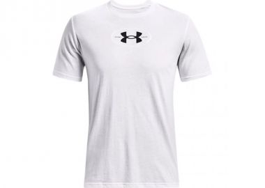 Under Armour Repeat Ανδρικό T-shirt Λευκό με Στάμπα 1371264-100 - Under armour - 