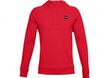 Under Armour Rival Ανδρικό Φούτερ με Κουκούλα και Τσέπες Κόκκινο 1357092-600 - Under armour - 