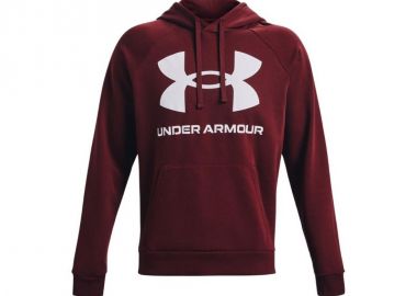 Under Armour Rival Ανδρικό Φούτερ με Κουκούλα και Τσέπες Μπορντό 1357093-690 - Under armour - 