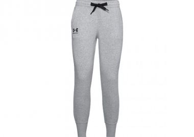 Under Armour Rival Παντελόνι Γυναικείας Φόρμας με Λάστιχο Γκρι Fleece 1356416-035 - Under armour - 