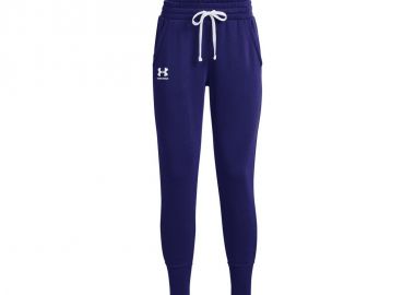 Under Armour Rival Παντελόνι Γυναικείας Φόρμας με Λάστιχο Navy Μπλε Fleece 1356416-468 - Under armour - 