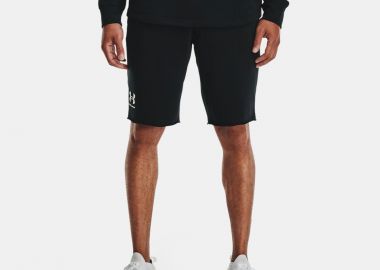 UNDER ARMOUR RIVAL TERRY SHORTS ΜΑΥΡΟ - UNDER ARMOUR - 