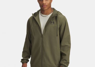 UNDER ARMOUR RIVAL WOVEN WINDBREAKER ΧΑΚΙ - UNDER ARMOUR - 