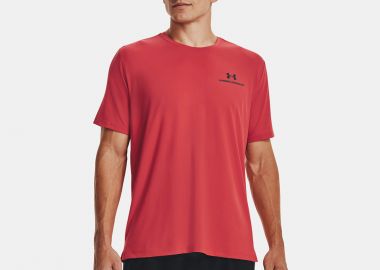 UNDER ARMOUR RUSH ENERGY T-SHIRT ΚΟΚΚΙΝΟ - UNDER ARMOUR - 
