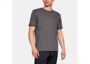Under Armour Sportstyle Left Chest Ανδρικό Αθλητικό T-shirt Κοντομάνικο Γκρι 1326799-019 - Under armour - 
