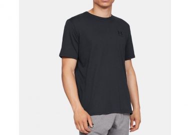 Under Armour Sportstyle Left Chest Ανδρικό Αθλητικό T-shirt Κοντομάνικο Μαύρο 1326799-001 - Under armour - 