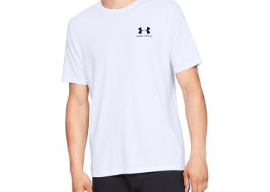 UNDER ARMOUR SPORTSTYLE LEFT CHEST T-SHIRT ΑΣΠΡΟ - UNDER ARMOUR - 
