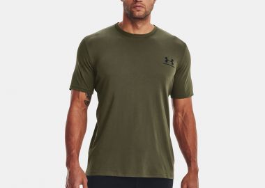 UNDER ARMOUR SPORTSTYLE LEFT CHEST T-SHIRT ΧΑΚΙ - UNDER ARMOUR - 