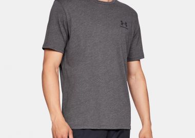 UNDER ARMOUR SPORTSTYLE LEFT CHEST T-SHIRT ΓΚΡΙ - UNDER ARMOUR - 