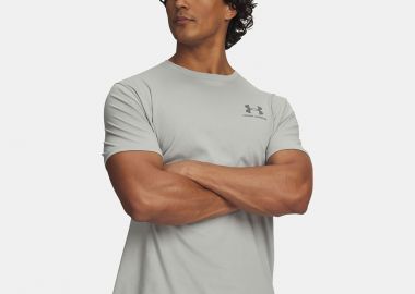 UNDER ARMOUR SPORTSTYLE LEFT CHEST T-SHIRT ΓΚΡΙ - UNDER ARMOUR - 