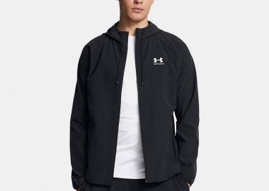 UNDER ARMOUR STRECH WOVEN WINDBREAKER ΜΑΥΡΟ - UNDER ARMOUR - 