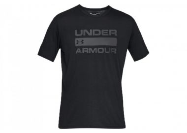 Under Armour Team Issue Wordmark Ανδρικό Αθλητικό T-shirt Κοντομάνικο Μαύρο 1329582-001 - Under armour - 