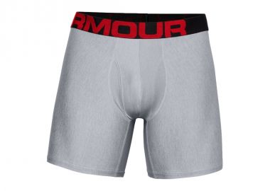 Under Armour Tech 6In Ανδρικά Μποξεράκια Γκρι 2Pack 1363619-011 - Under armour - 
