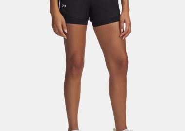 UNDER ARMOUR TECH PLAY UP 2-IN-1 SHORTS ΜΑΥΡΟ - UNDER ARMOUR - 