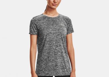 UNDER ARMOUR TECH TWIST T-SHIRT ΜΑΥΡΟ - UNDER ARMOUR - 