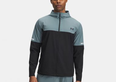 UNDER ARMOUR TECH UTILITY WOVEN JACKET ΜΑΥΡΟ - UNDER ARMOUR - 