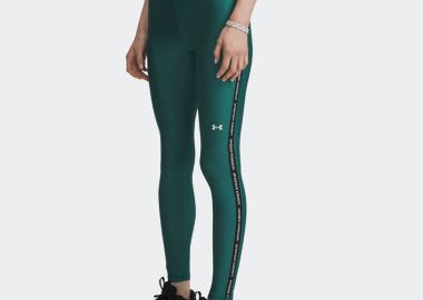 UNDER ARMOUR TECH WORDMARK TAPE LEGGINGS ΠΡΑΣΙΝΟ - UNDER ARMOUR - 
