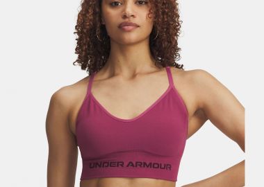 UNDER ARMOUR VANISH SEAMLESS LOW BRA ΡΟΖ - UNDER ARMOUR - 