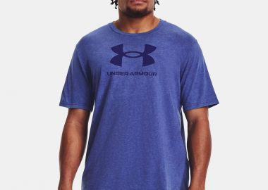 UNDER ARMOUR WASH TONAL SPORTSTYLE T-SHIRT ΜΠΛΕ - UNDER ARMOUR - 