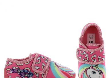 UNICORN MAGIC Παντόφλα με φωτάκι 22-32 - Φούξια - Unicorn Magic - 