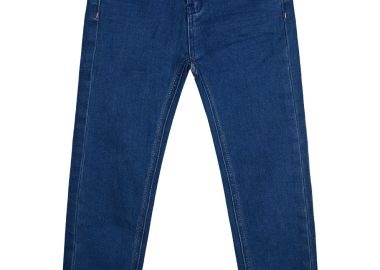 Unisex 5τσεπο τζην ελαστικό παντελόνι. - ΜΠΛΕ ΤΖΗΝ 18-100-550-2 - energiers - 