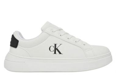 Unisex Εφηβικά Sneakers Calvin Klein V3X9-83300-1355X002 Λεύκα - Calvin Klein - 