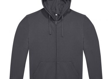 Unisex Φούτερ με Κουκούλα και Φερμουάρ ID.224 B & C Dark Grey - B & C - 