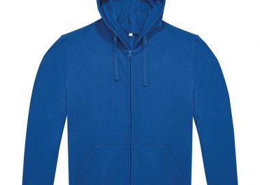 Unisex Hoodie Φούτερ με Φερμουάρ ID.224 B & C Royal Blue - B & C - 