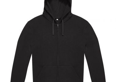 Unisex Hoodie Φούτερ με Φερμουάρ ID.334 B & C Black - B & C - 