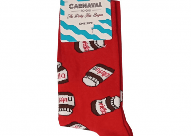 Unisex κάλτσες Yummy κόκκινες - CARNAVAL SOCKS - 