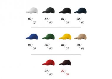 Unisex Sandwich Cap 6P White - Malfini - 
