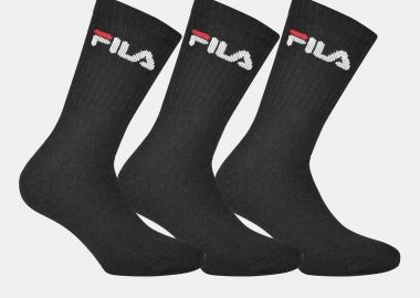 UNISEX TENNIS SOCKS ΜΑΥΡΟ - FILA - 