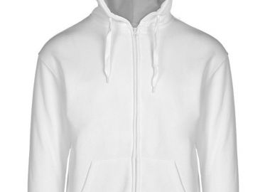 Unisex Ζακέτα Φούτερ με Κουκούλα 00150Β About Basics Dust White - About Basics - 