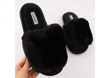 Unisoft 6644 W EVE462A fur slippers - Unisoft - 