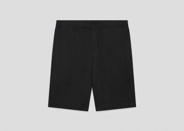 UNITY Ανδρικό Μαύρο Bermuda Shorts Wip Linen - UNITY - 