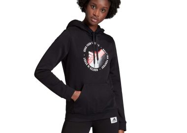 UNLEASH CONFIDENCE GRAPHIC SWEATSHIRT ΜΑΥΡΟ - ADIDAS PERFORMANCE - 