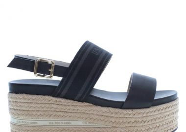 US POLO LOREN006 Πλατφόρμα 36-41 - ΜΑΥΡΟ - US Polo - 