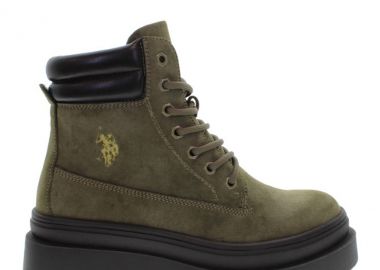 US POLO Shona001 Ορειβατικό Μποτάκι 36-41 - ΧΑΚΙ - US Polo - 