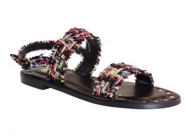 UTOPIA Γυναικεία Παπούτσια Πέδιλα U41-013 Μαύρο - UTOPIA - 