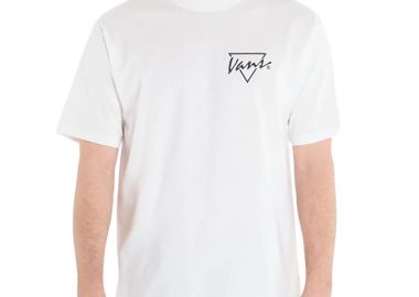 Vans Ανδρικό T-Shirt Palm Drive - Λευκό-VN000SXEWHT1-WHITE - VANS - 